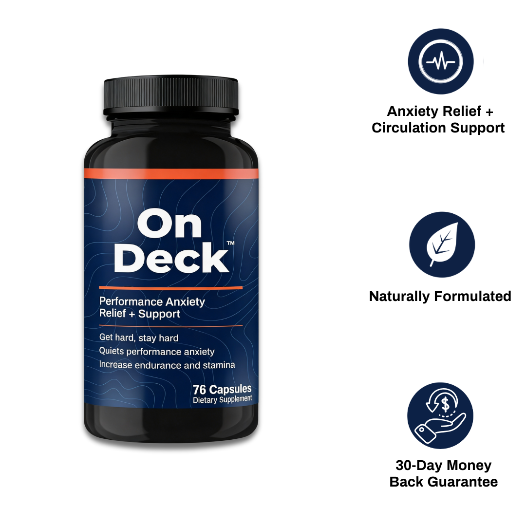 On Deck™ Performance Anxiety Relief & Support