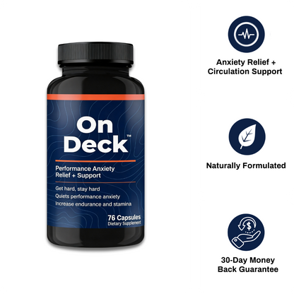 On Deck™ Performance Anxiety Relief & Support